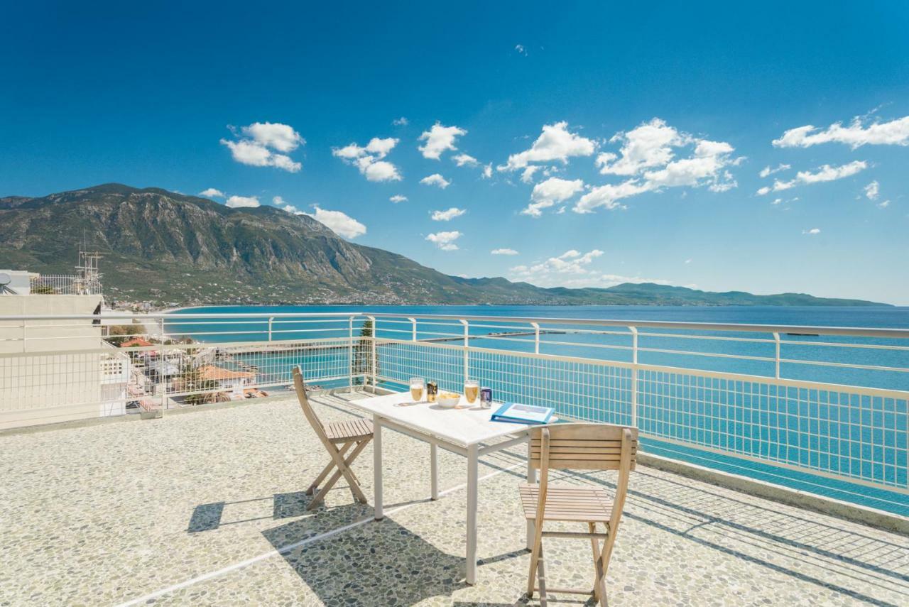 Seafront Penthouse Leo Apartment Kalamata Luaran gambar