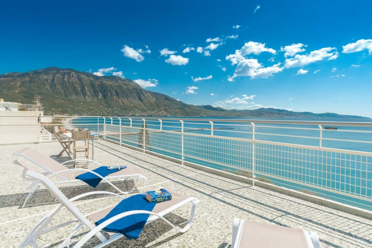 Seafront Penthouse Leo Apartment Kalamata Luaran gambar