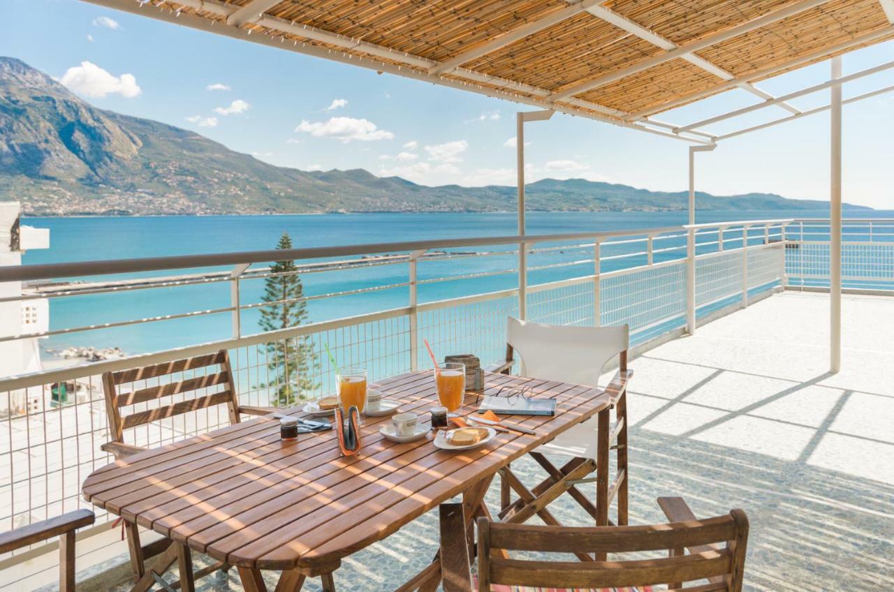 Seafront Penthouse Leo Apartment Kalamata Luaran gambar